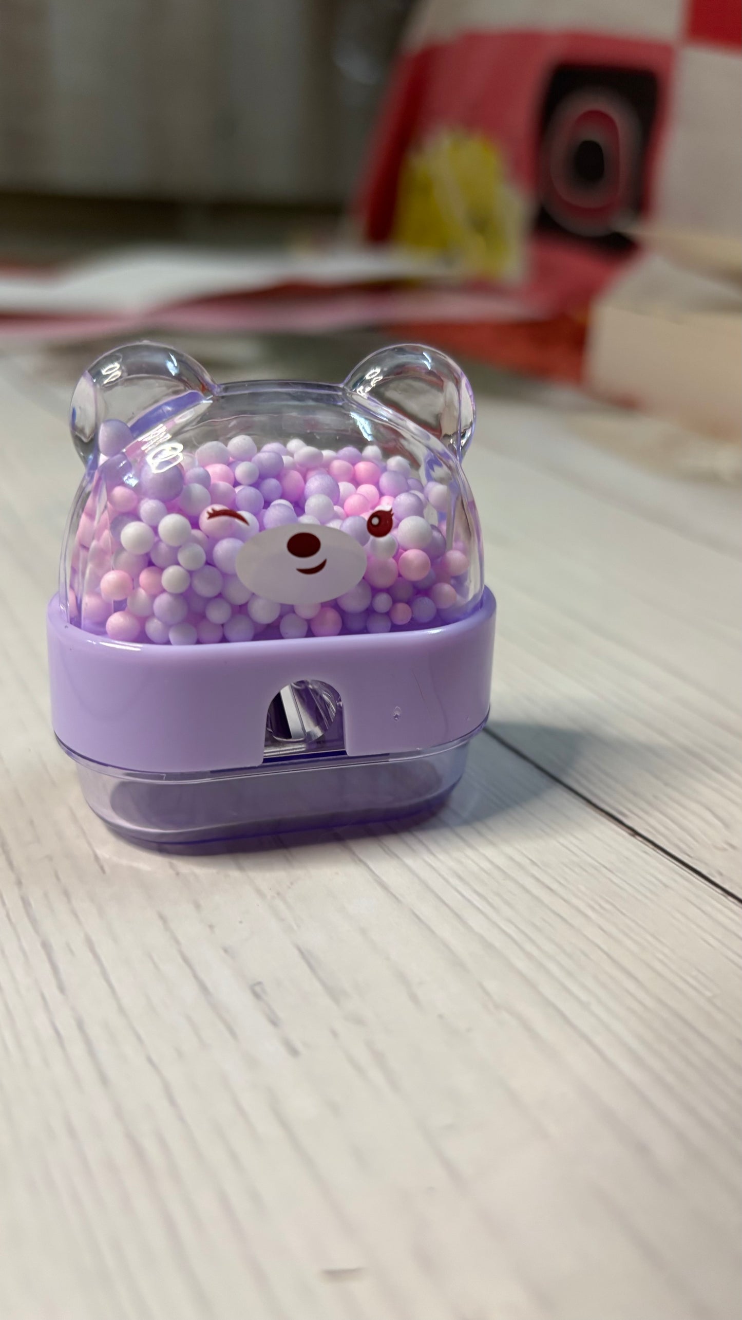 Bunny shaped Styroballs-filled Sharpener (1 Pc)
