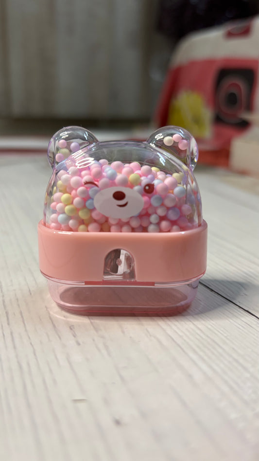 Bunny shaped Styroballs-filled Sharpener (1 Pc)