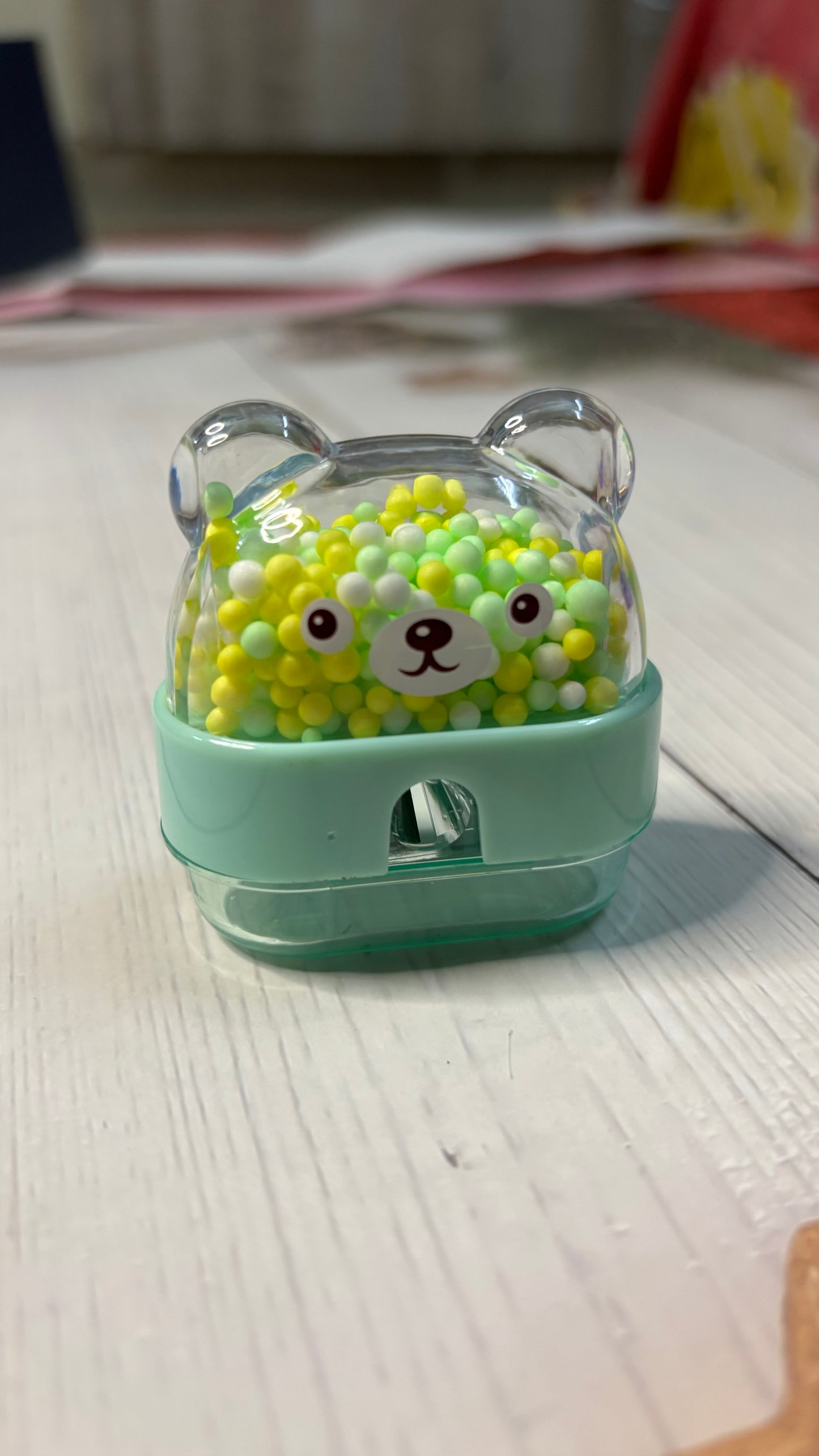 Bunny shaped Styroballs-filled Sharpener (1 Pc)