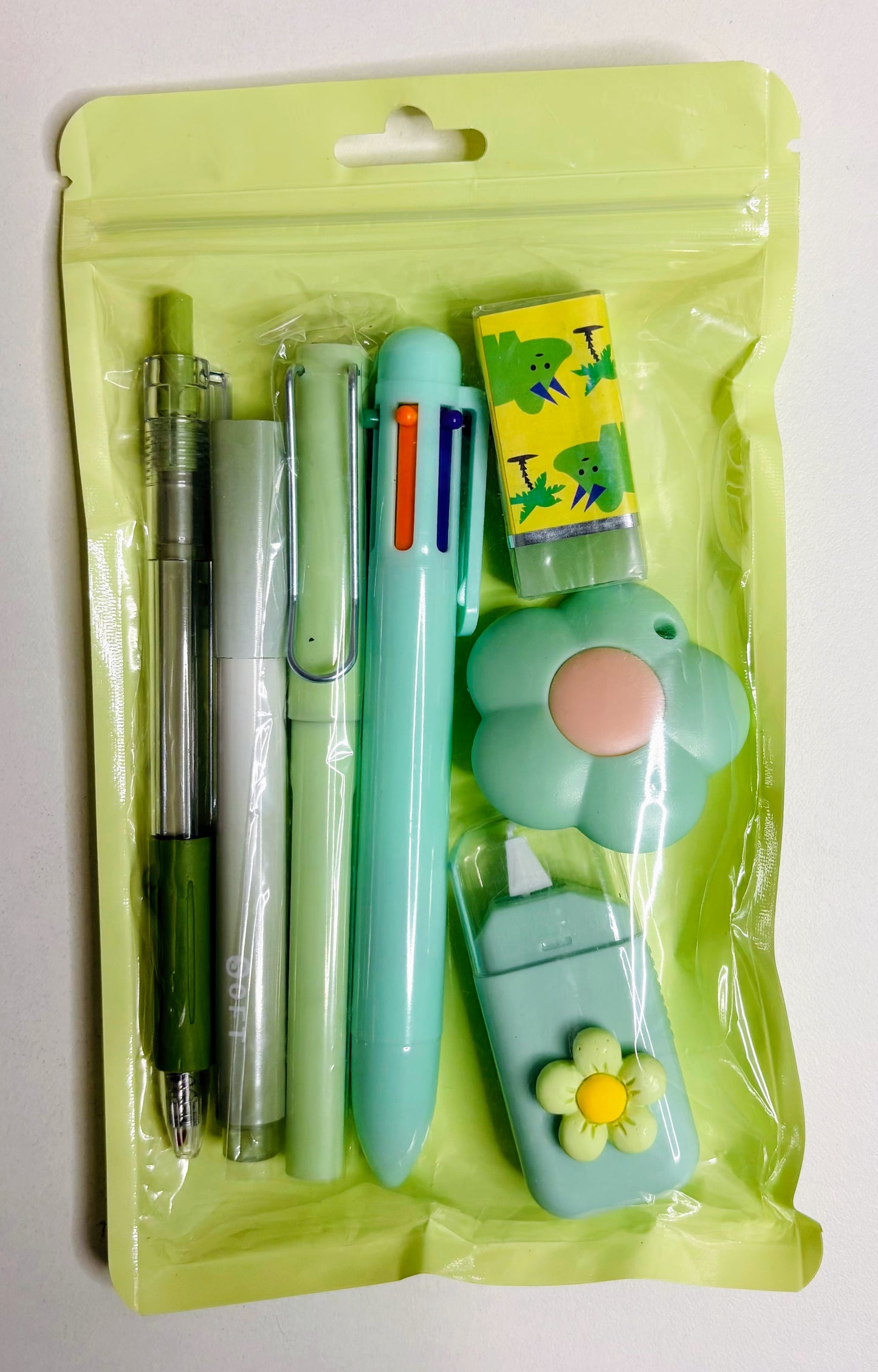 7 Pcs Asthethic Stationery Gift Set Pastel shades