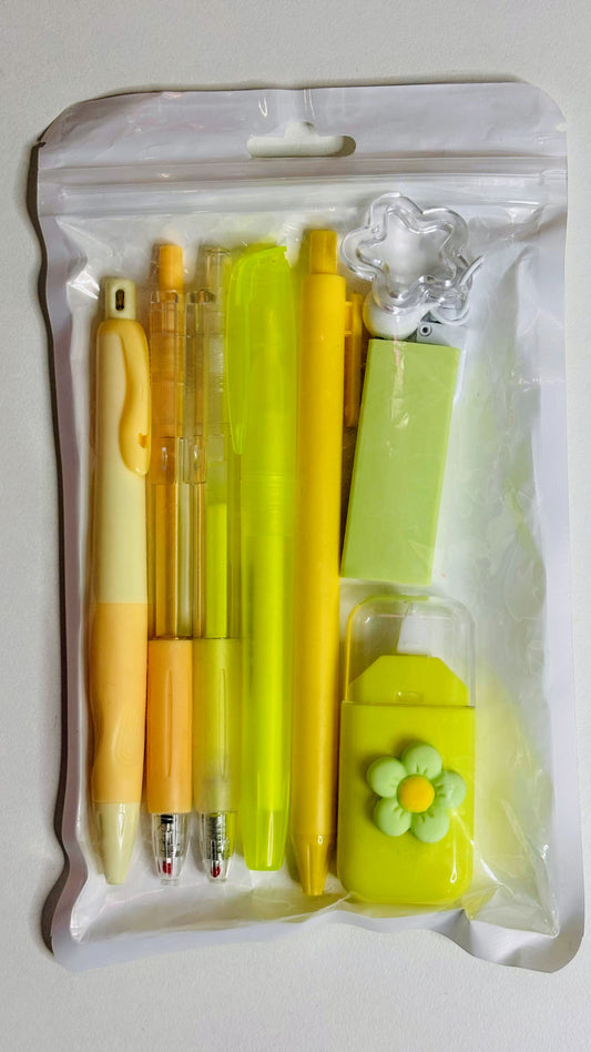 8 Pcs Asthethic Stationery Gift Set Pastel colors