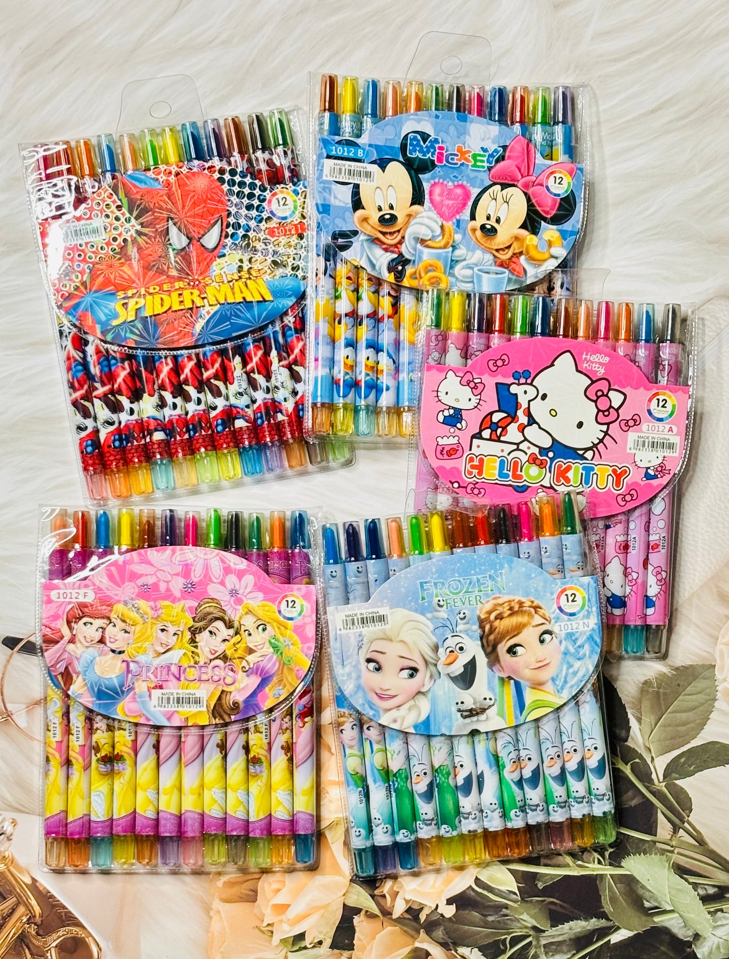 Rolling Crayons Set