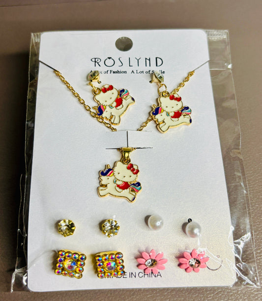 Kawaii Jewellery Set Combo (1 Set)