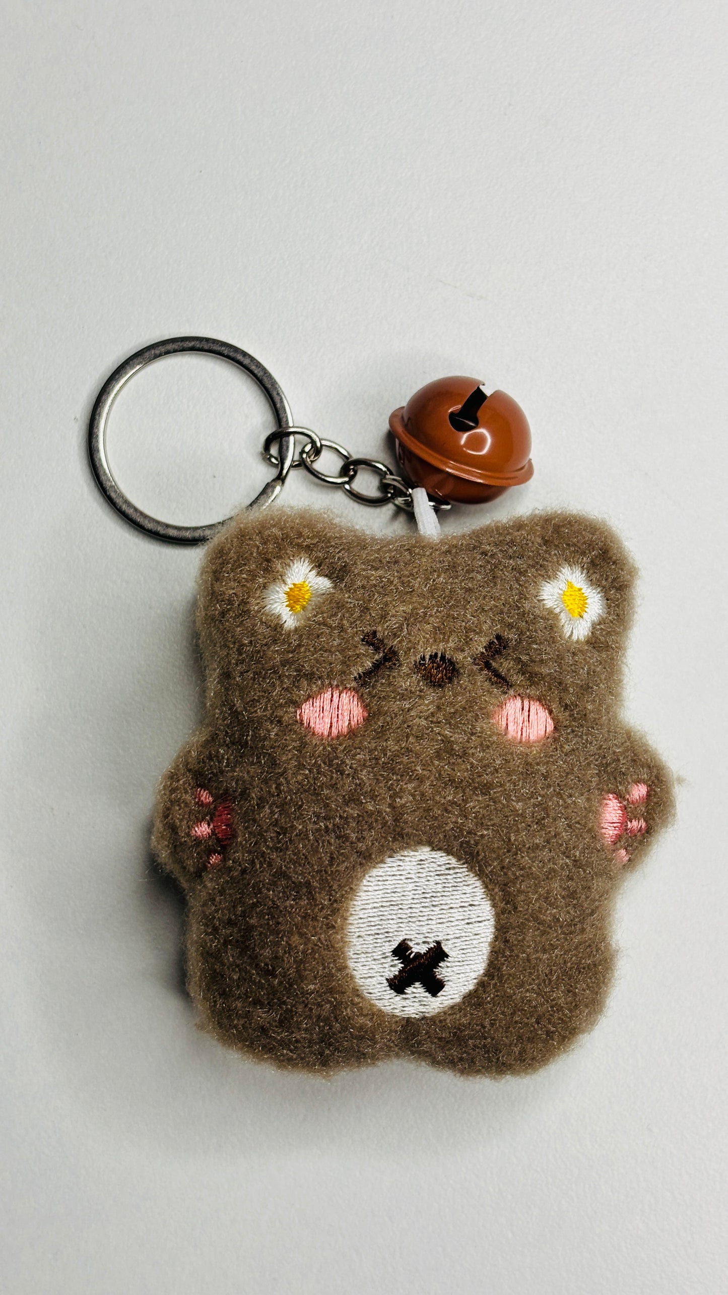 Mini Plushies Keychain with Bell (1 Pc)