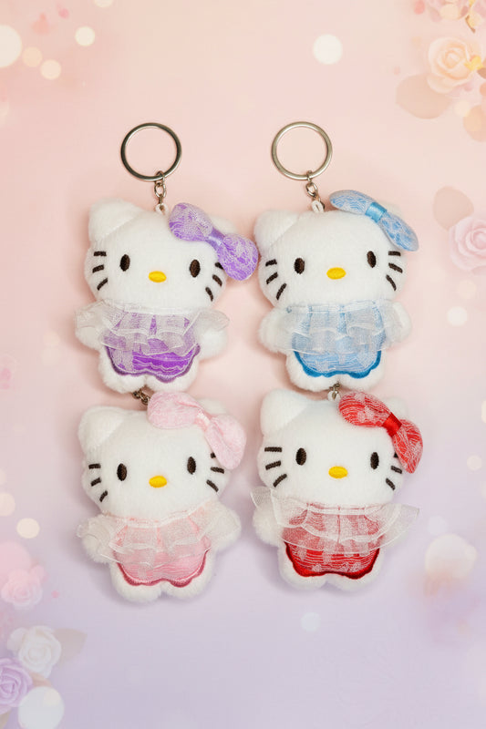 Medium sized Hello Kitty Plushies Keychain (1 Pc)