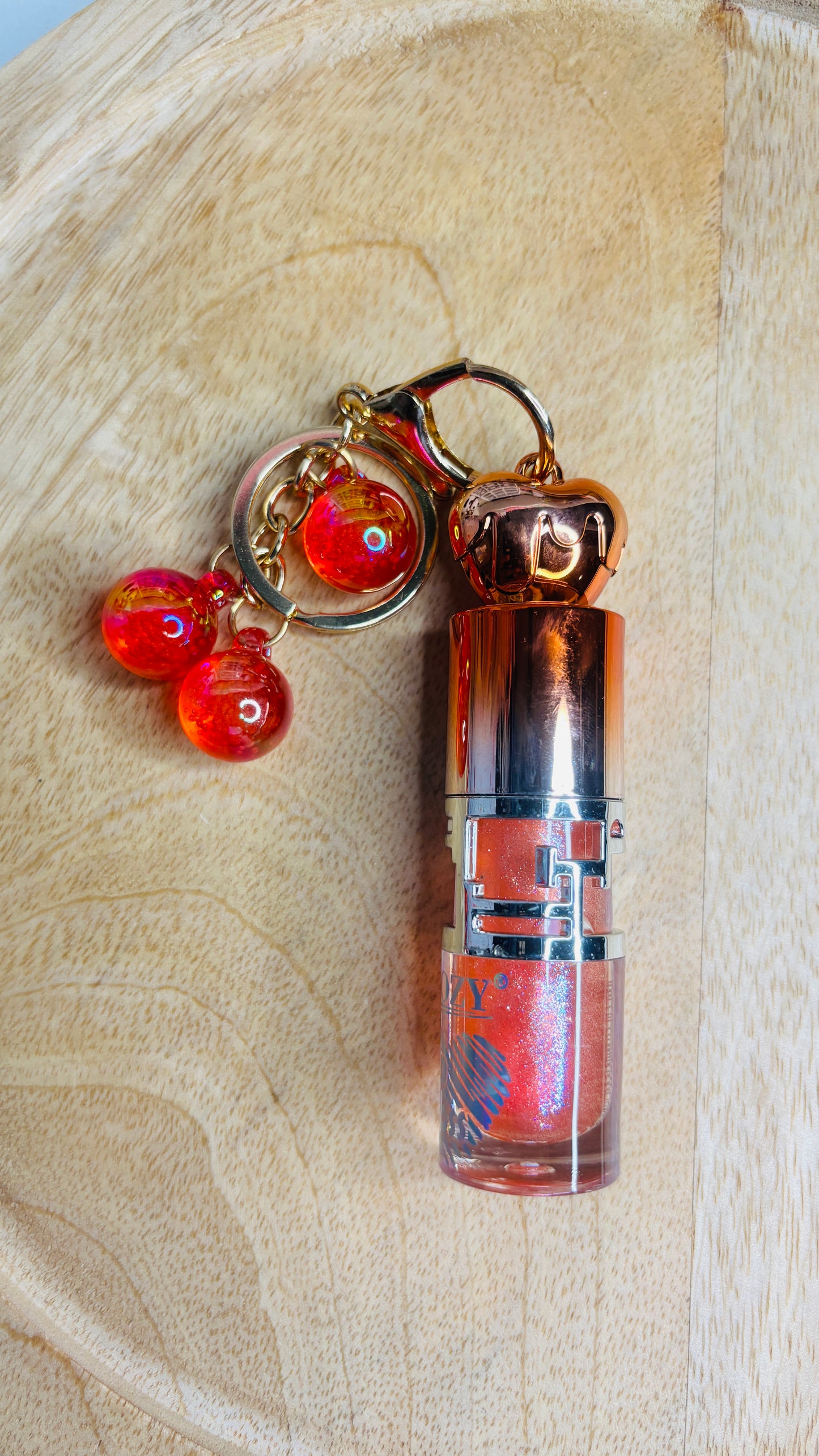 Rosy Grapes Lip Gloss with Key chain