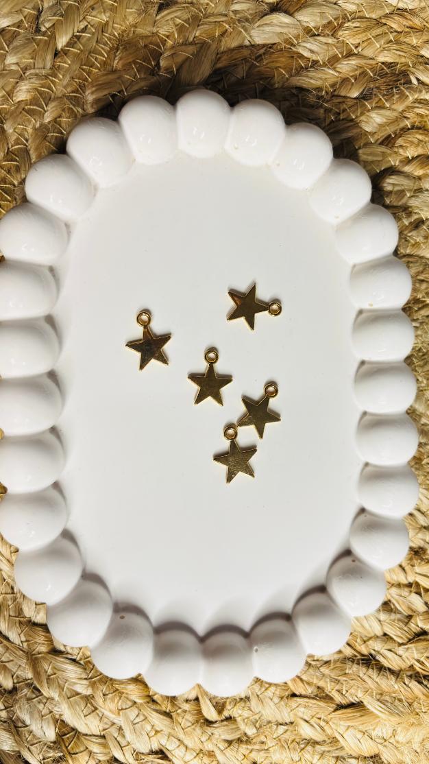 Handmade Enamal Paint Pendant Charms Design 2 (Random Set of 5)