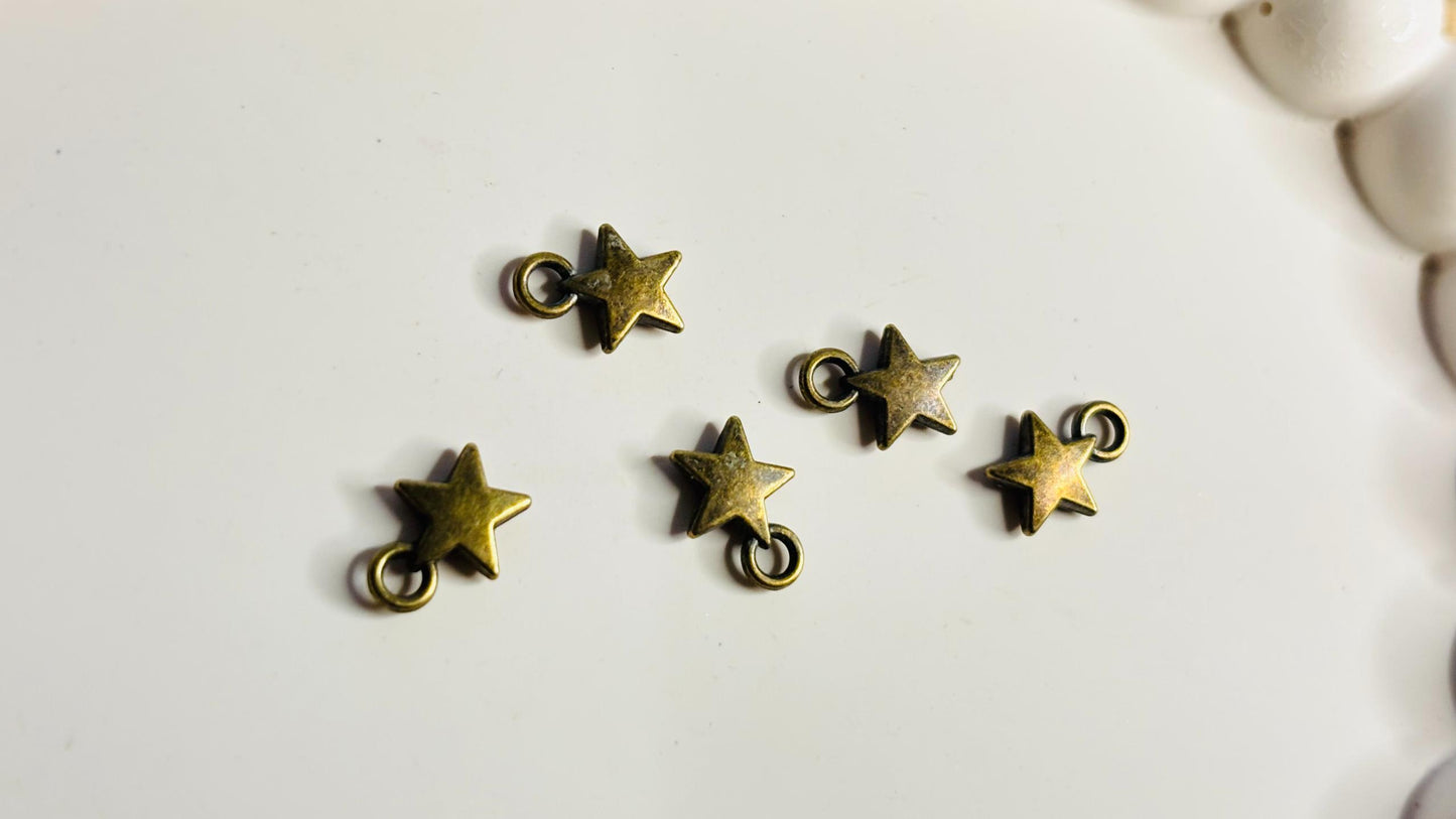 Handmade Enamal Paint Pendant Charms Design 2 (Random Set of 5)