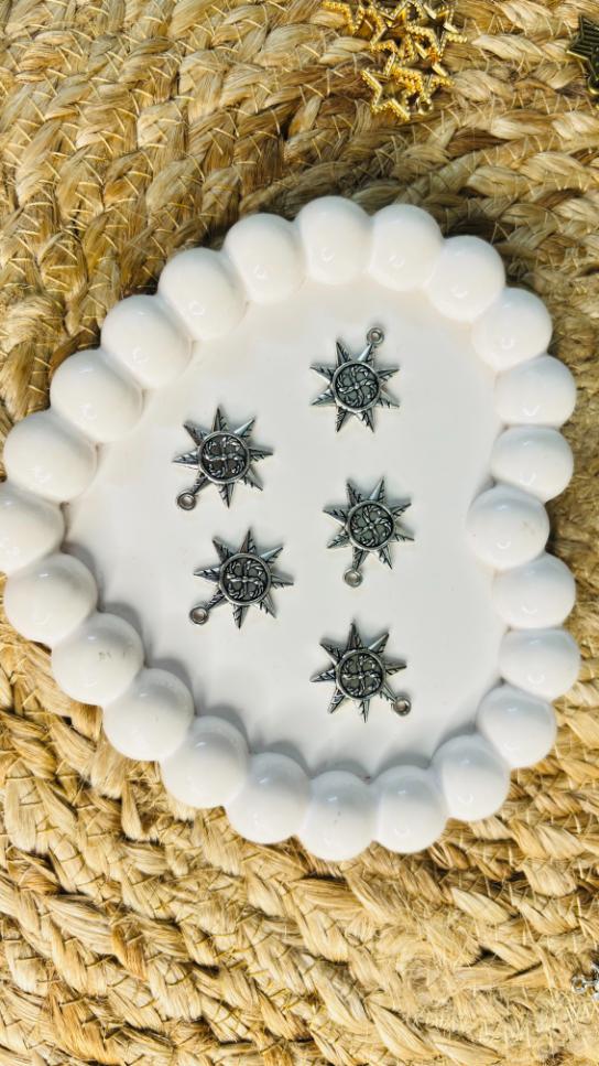 Handmade Enamal Paint Pendant Charms Design 3 (Random Set of 5)