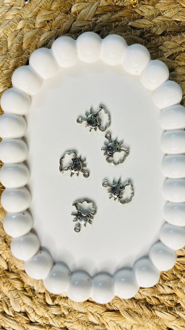 Handmade Enamal Paint Pendant Charms Design 3 (Random Set of 5)