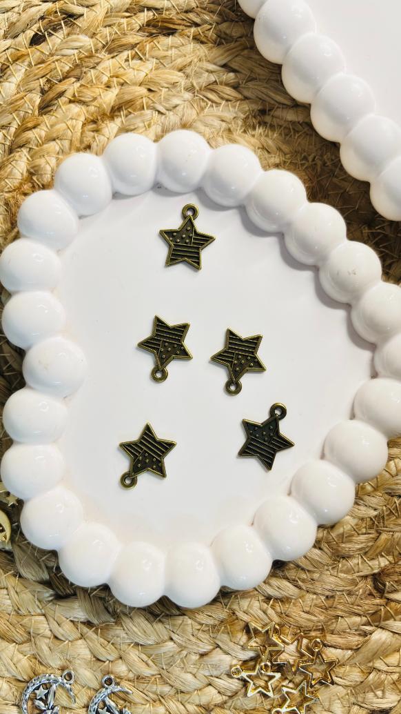 Handmade Enamal Paint Pendant Charms Design 3 (Random Set of 5)