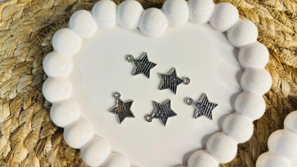 Handmade Enamal Paint Pendant Charms Design 3 (Random Set of 5)