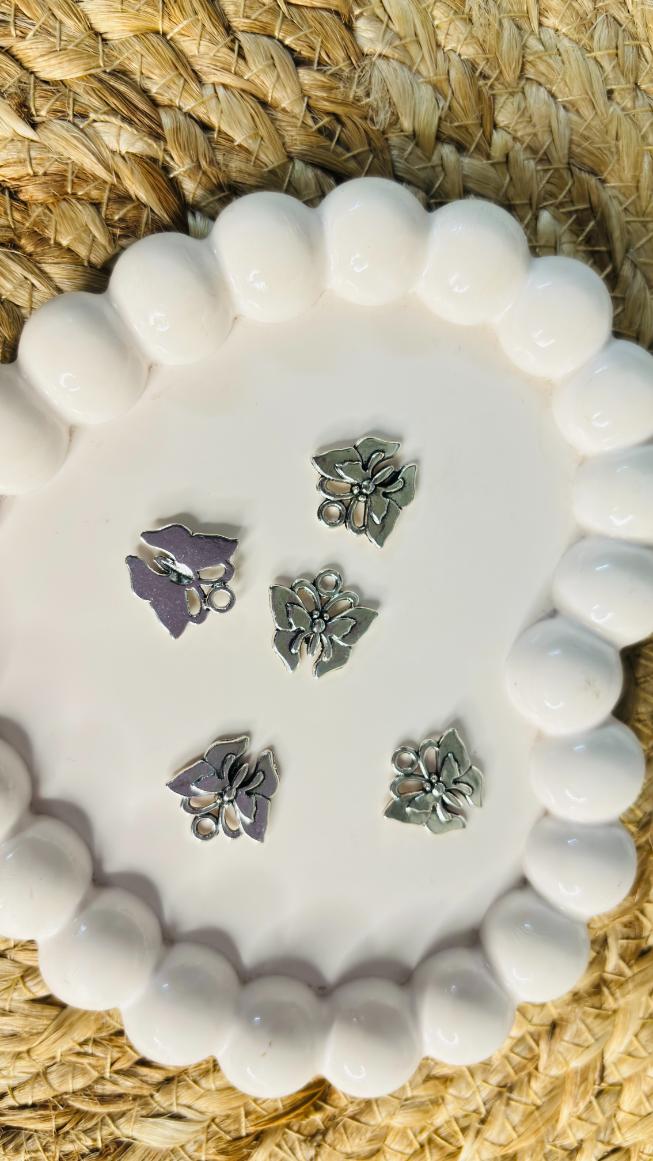 Handmade Enamal Paint Pendant Charms Design 4 (Random Set of 5)