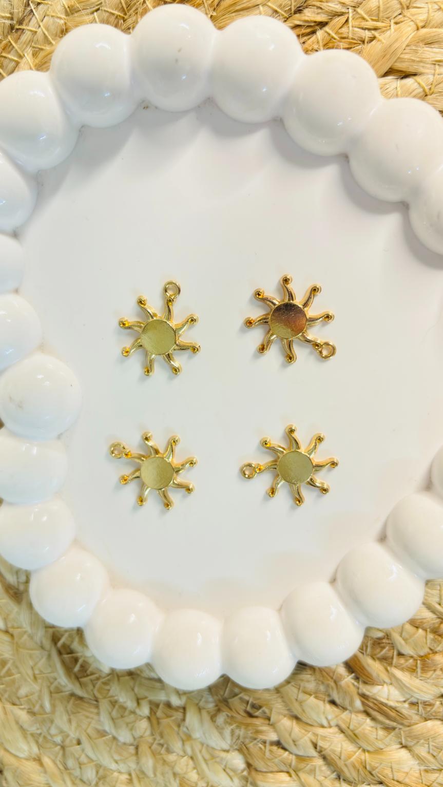 Handmade Enamal Paint Pendant Charms Design 4 (Random Set of 5)