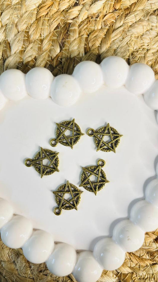 Handmade Enamal Paint Pendant Charms Design 5 (Random Set of 5)