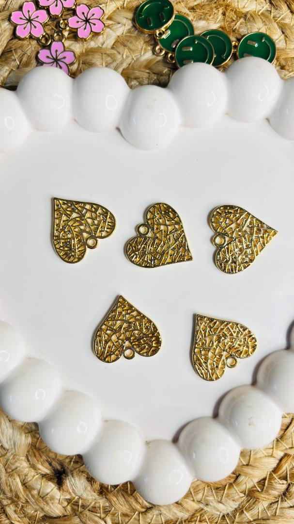 Handmade Enamal Paint Pendant Charms Design 1 (Random Set of 5)