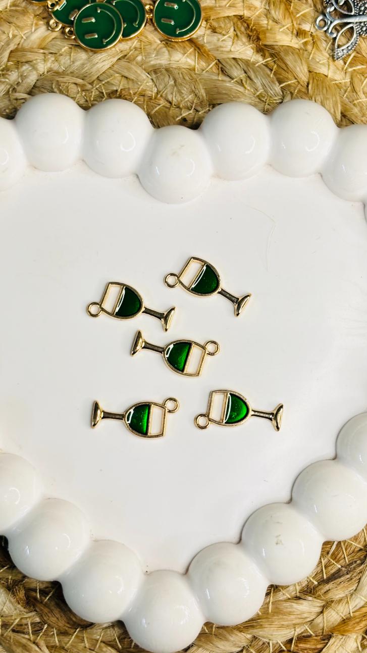 Handmade Enamal Paint Pendant Charms Design 1 (Random Set of 5)