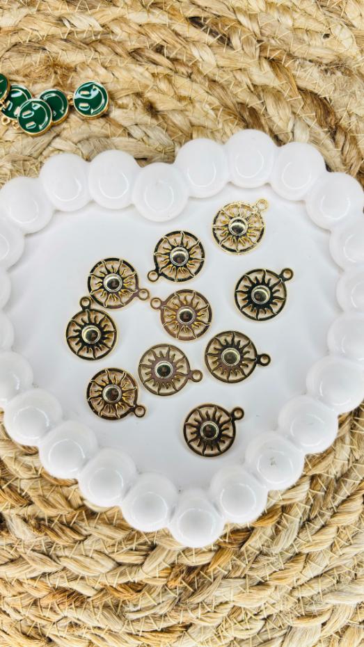 Handmade Enamal Paint Pendant Charms Design 1 (Random Set of 5)