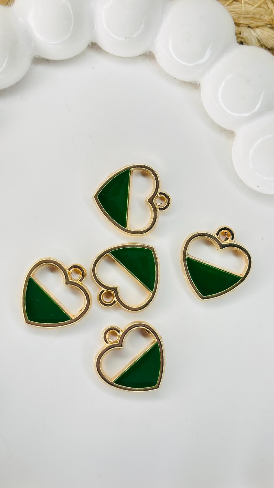 Handmade Enamal Paint Pendant Charms Design 1 (Random Set of 5)