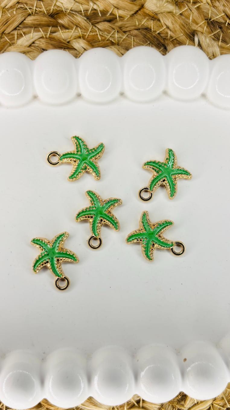 Handmade Enamal Paint Pendant Charms Design 1 (Random Set of 5)