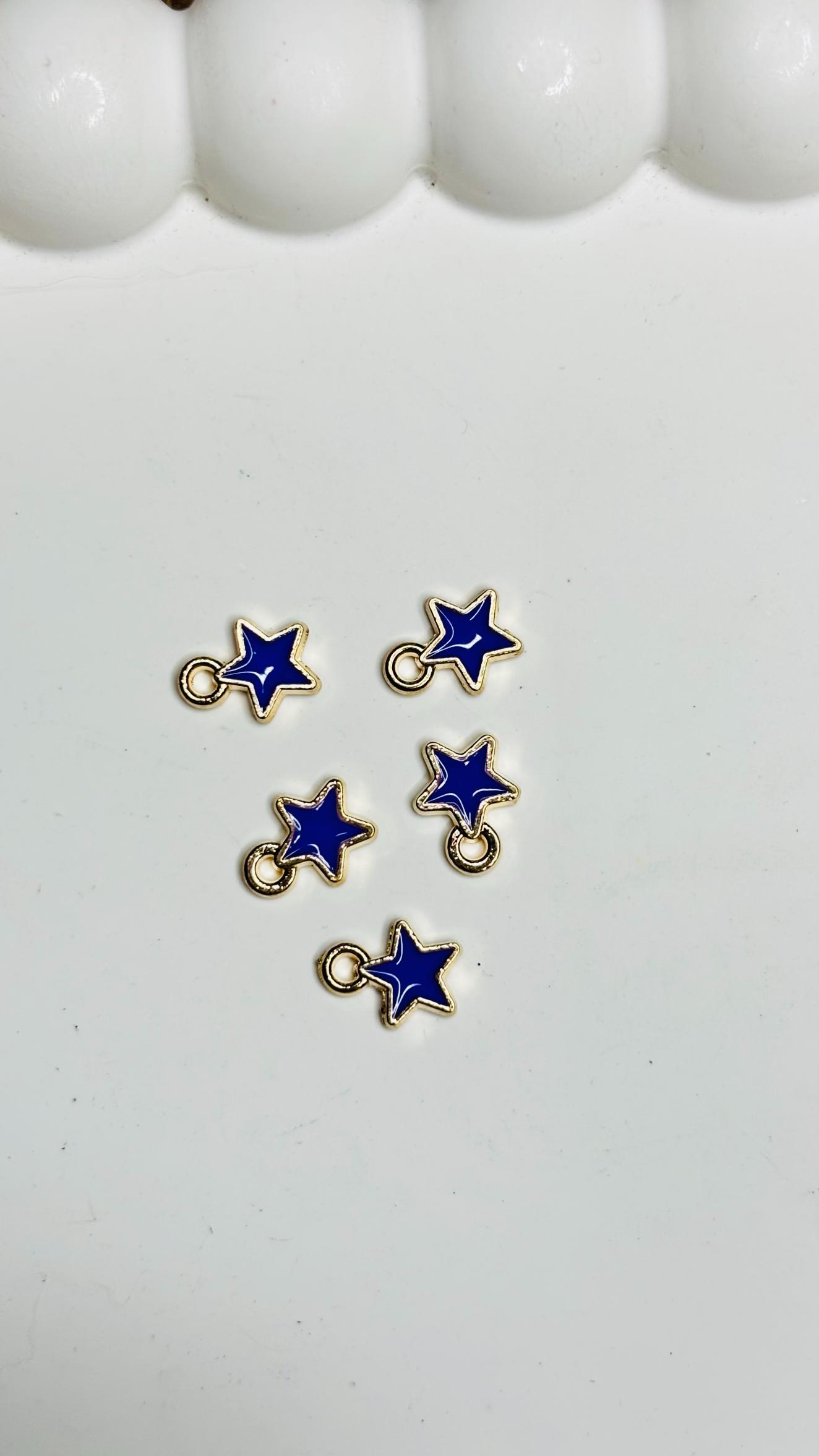 Handmade Enamal Paint Pendant Charms Design 6 (Random Set of 5)