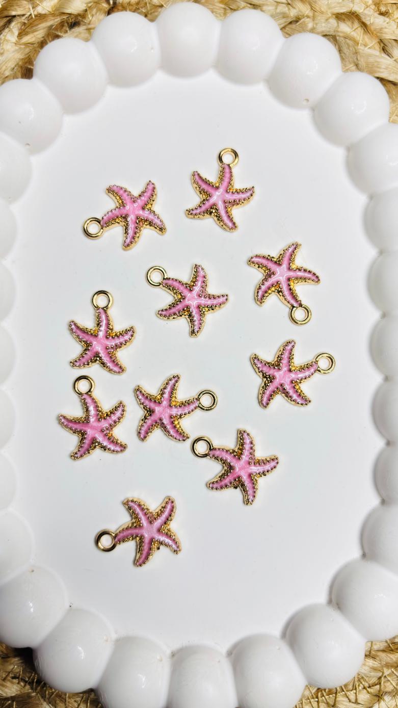 Handmade Enamal Paint Pendant Charms Design 7 (Random Set of 5)