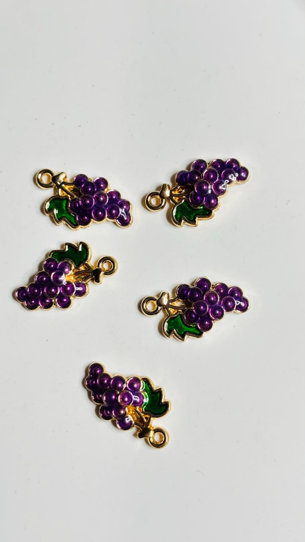 Handmade Enamal Paint Pendant Charms Design 8 (Random Set of 5)