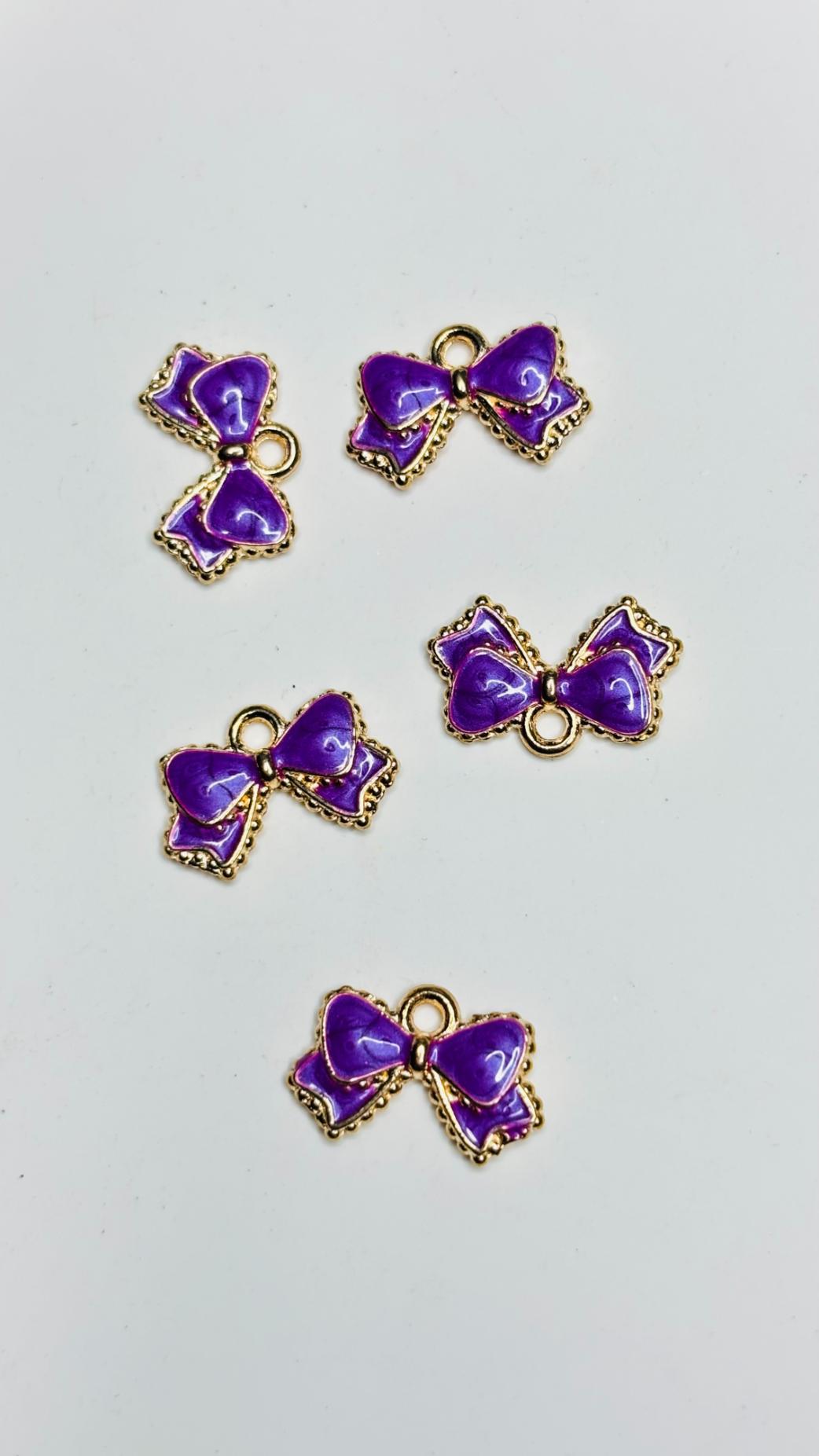 Handmade Enamal Paint Pendant Charms Design 8 (Random Set of 5)