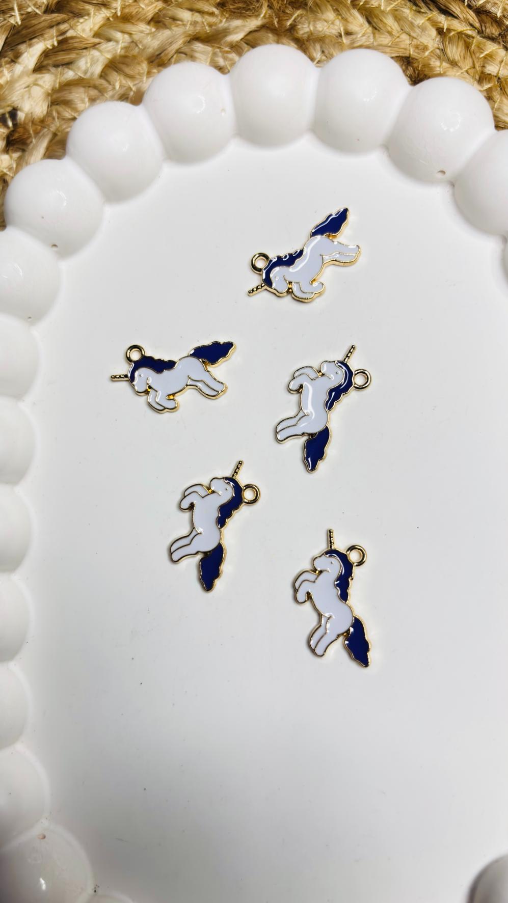 Handmade Enamal Paint Pendant Charms Design 8 (Random Set of 5)