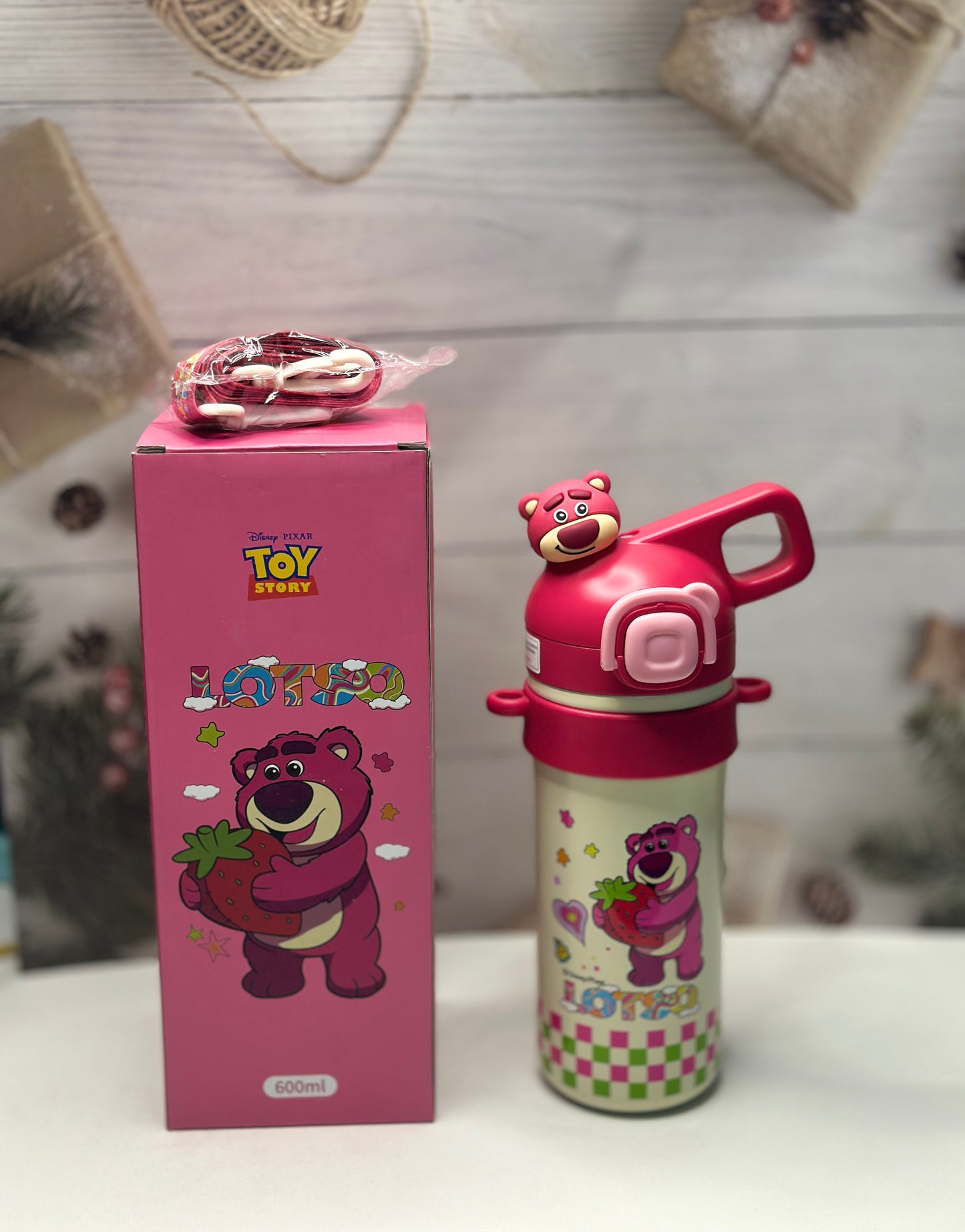 Disney Theme Stainless Steel Water Bottle – 600 ml