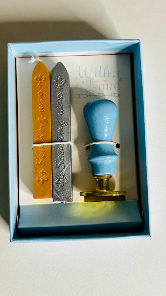 Vintage Mini DIY Wax Seal Stamp Set