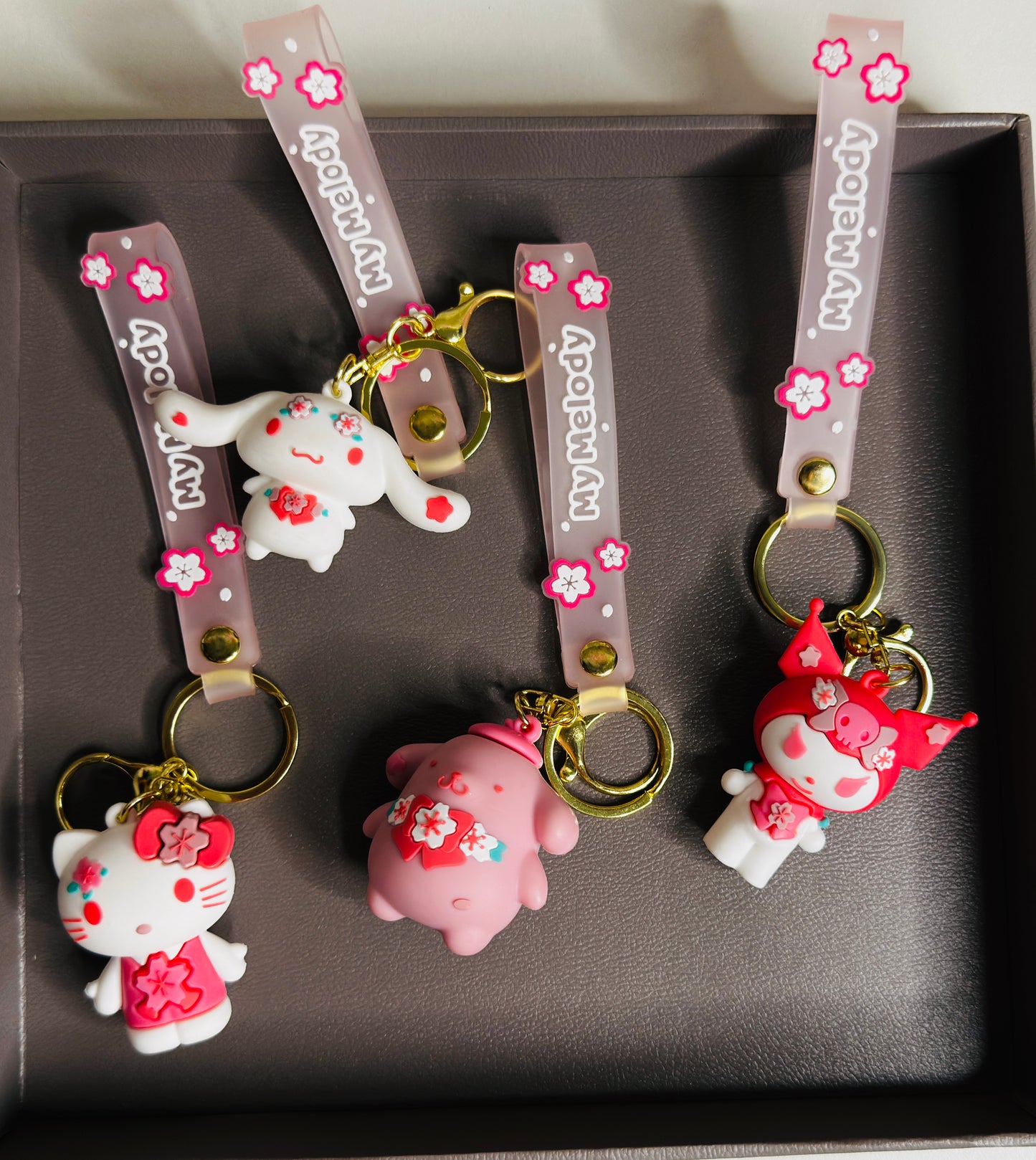 Sanrio PVC Keychain with Strap (1 pc)