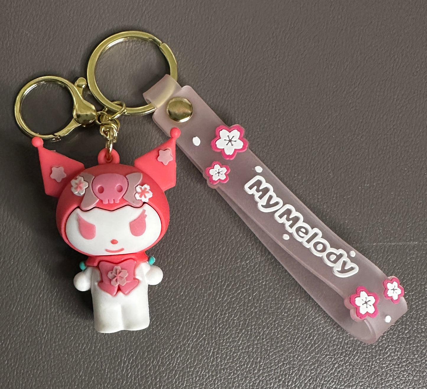 Sanrio PVC Keychain with Strap (1 pc)