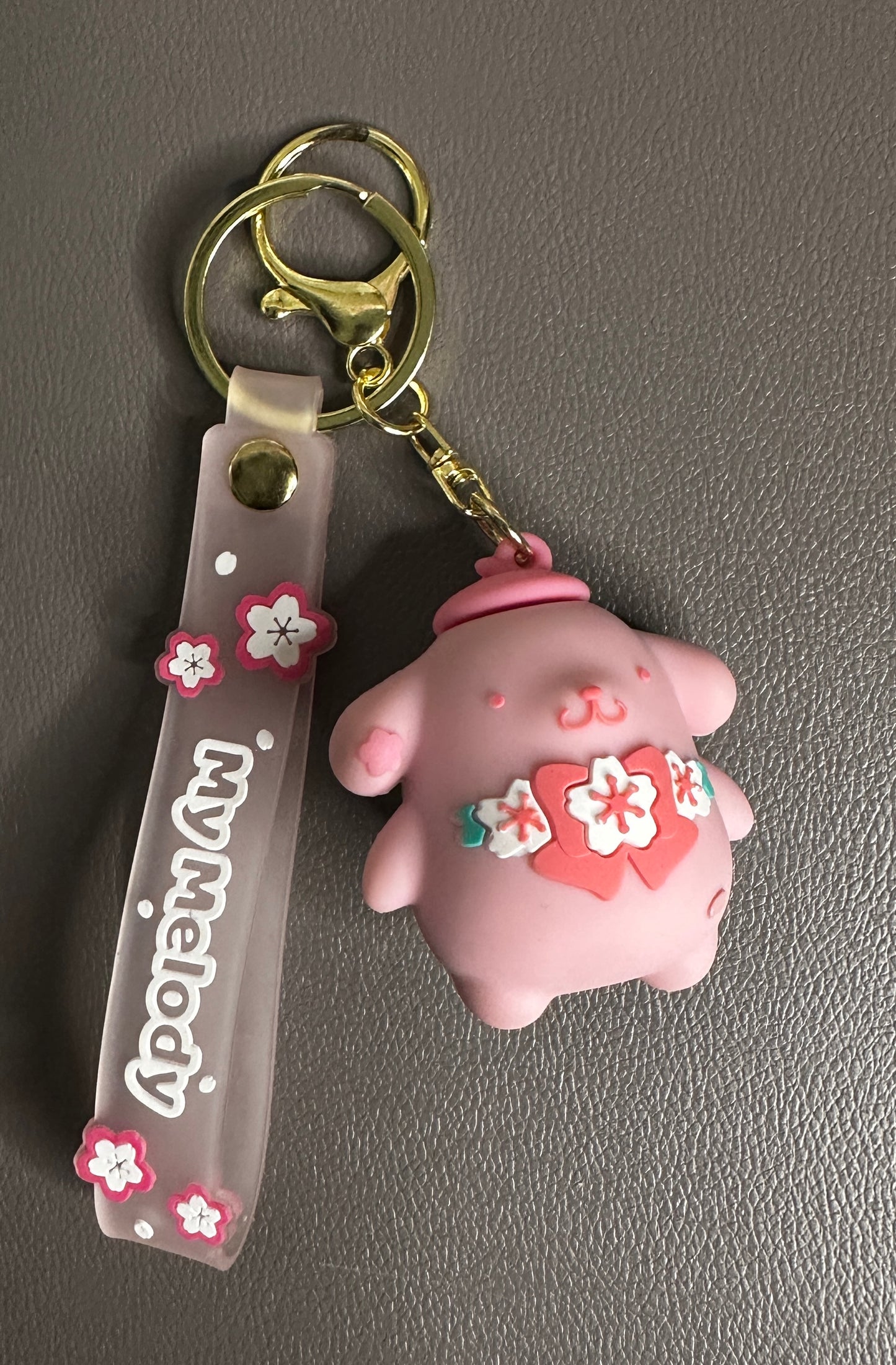 Sanrio PVC Keychain with Strap (1 pc)