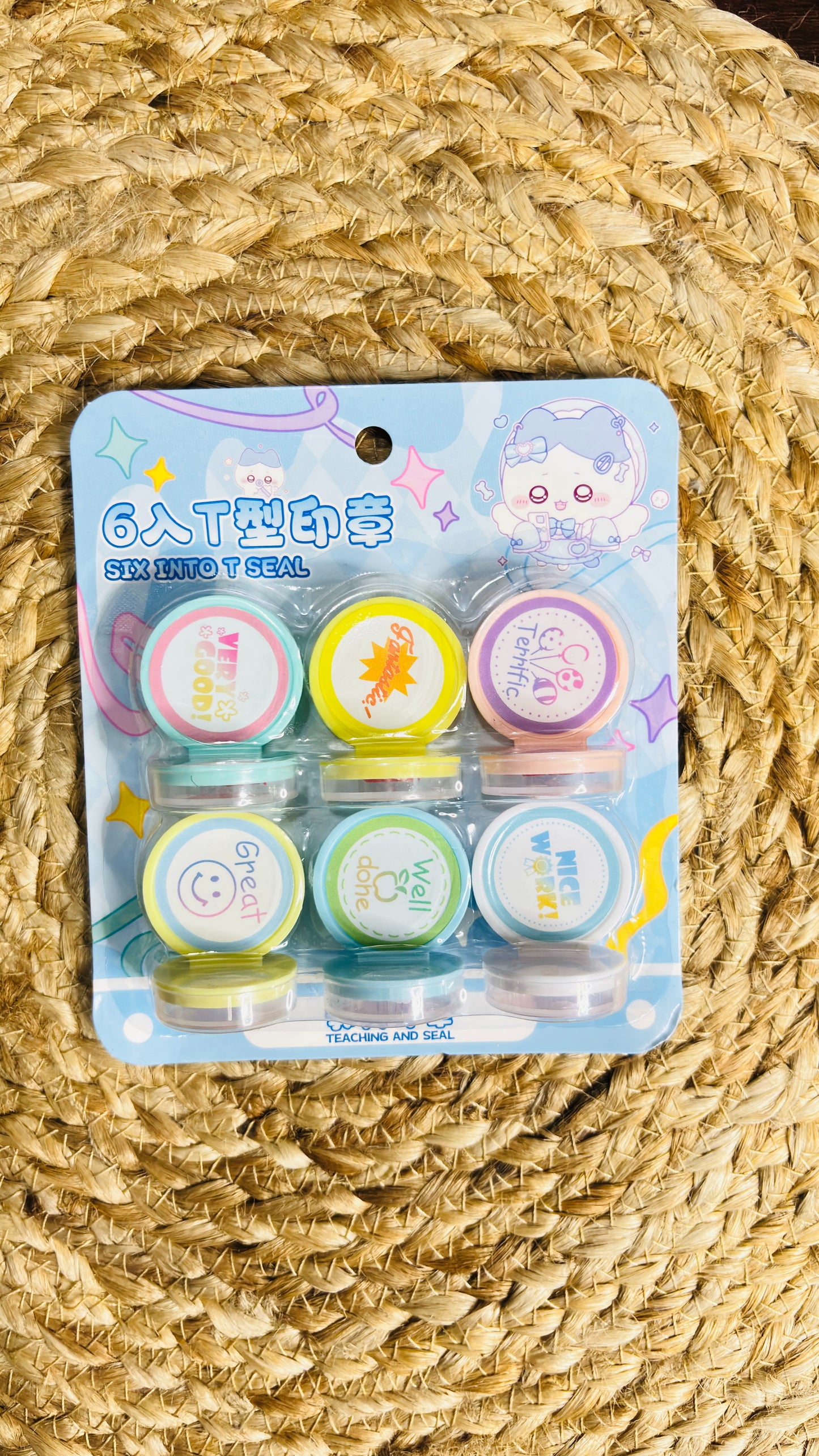 Cute Stamp Set of 6 pcs