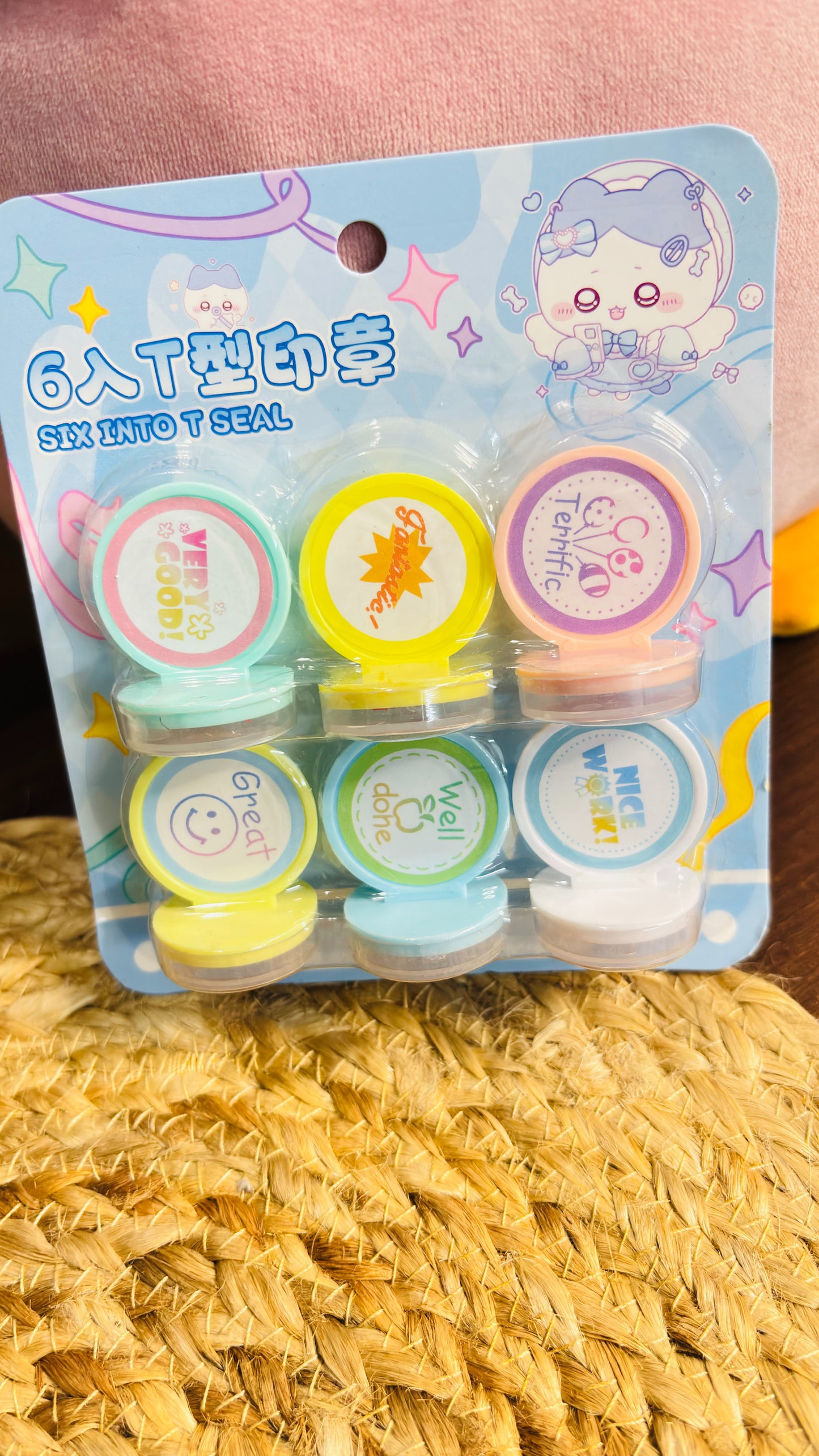 Cute Stamp Set of 6 pcs