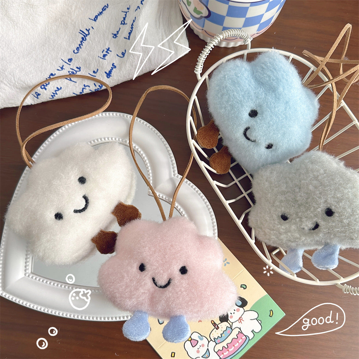 Cloud Plush Pendant