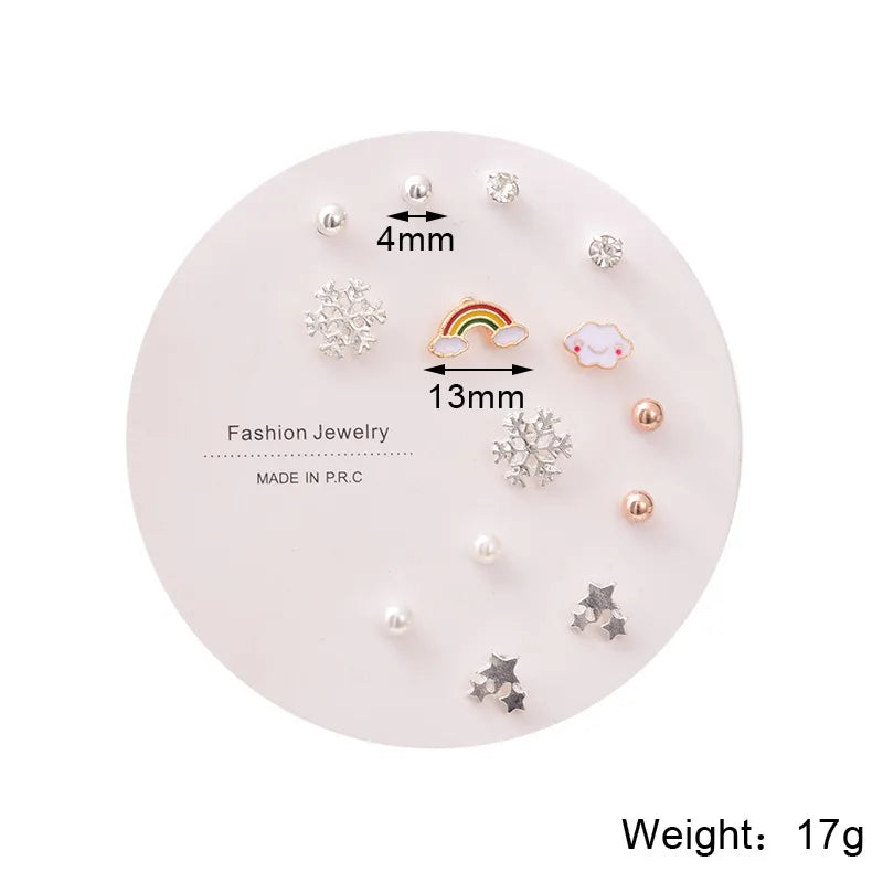 Earrings Set (Set of 7 Studs)