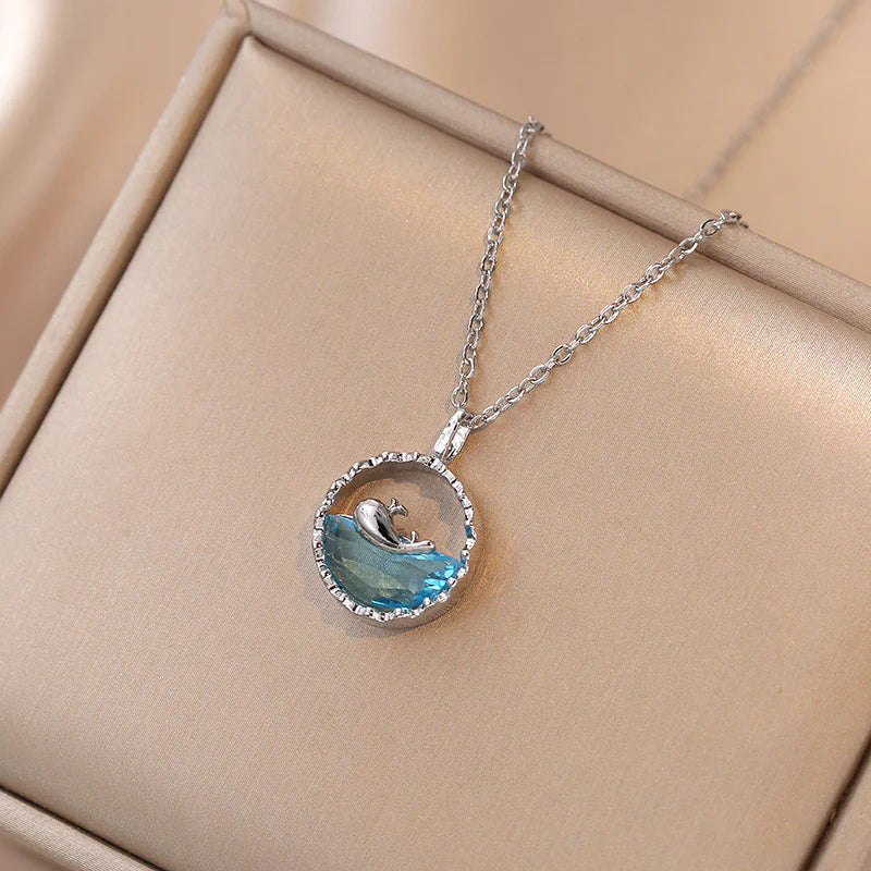 Anti Tarnish Whale necklace