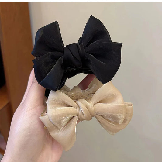 Super Fairy French bow Hair Claw (1 Pc)