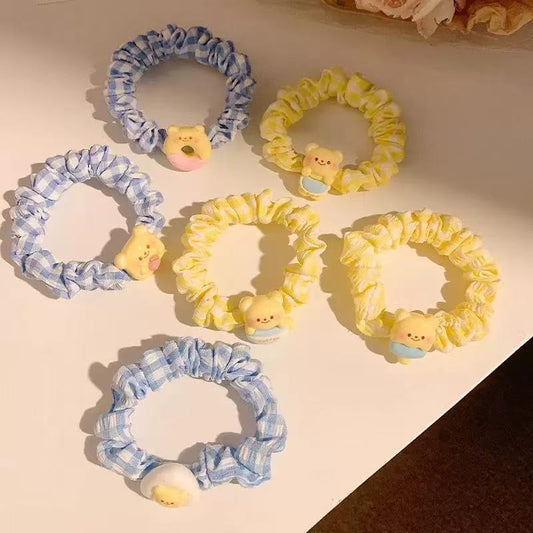 Cute Cartoon Bear Hair Tie (Set of 2)