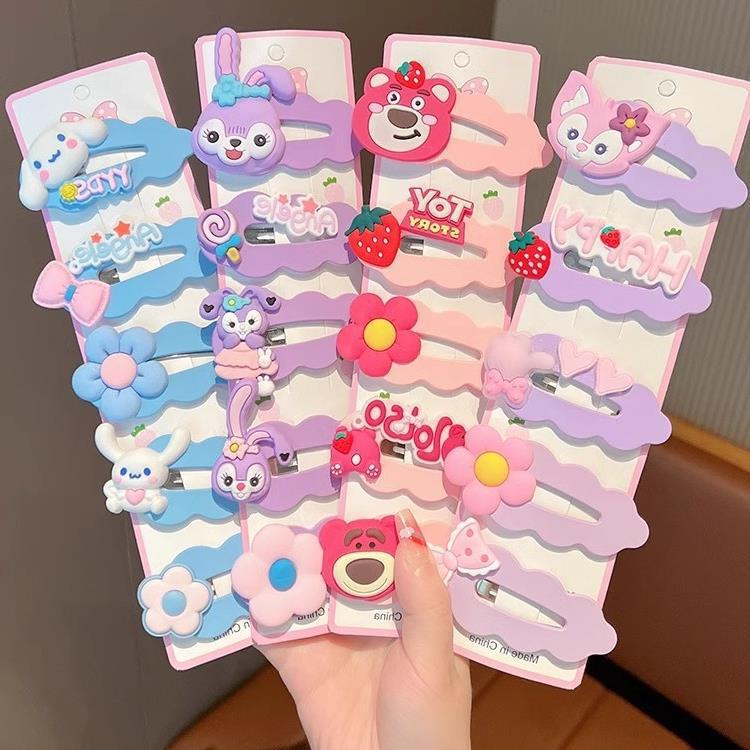 Cartoon Character Hairpin (Set of 5)