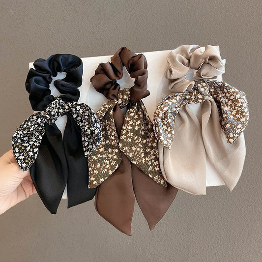 Ribbon Hair Rope Ponytail Holder (1 Pc)