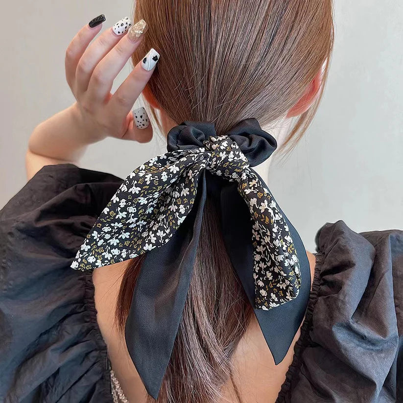 Ribbon Hair Rope Ponytail Holder (1 Pc)