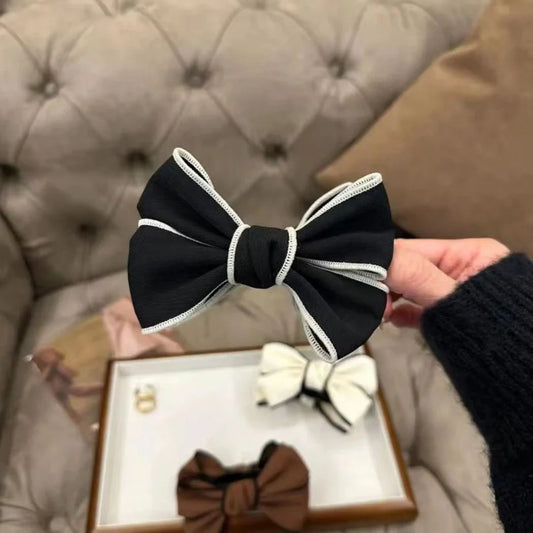 Korean-style Double-sided Bow Grab Clip (1 Pc)