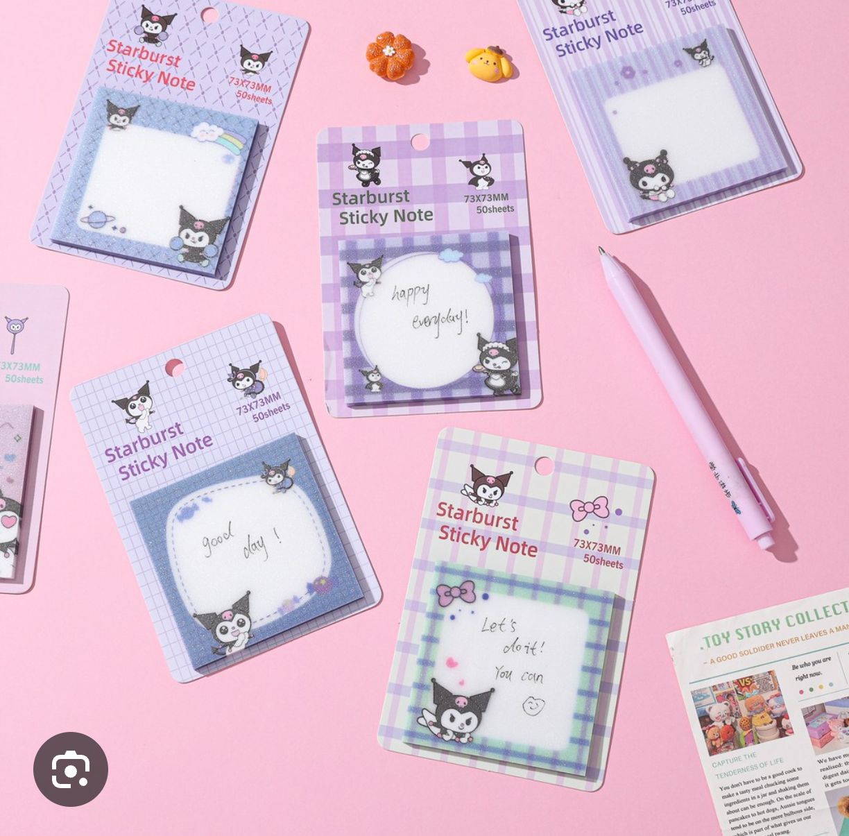 Sanrio Kuromi Sticky Notes (1 PC)