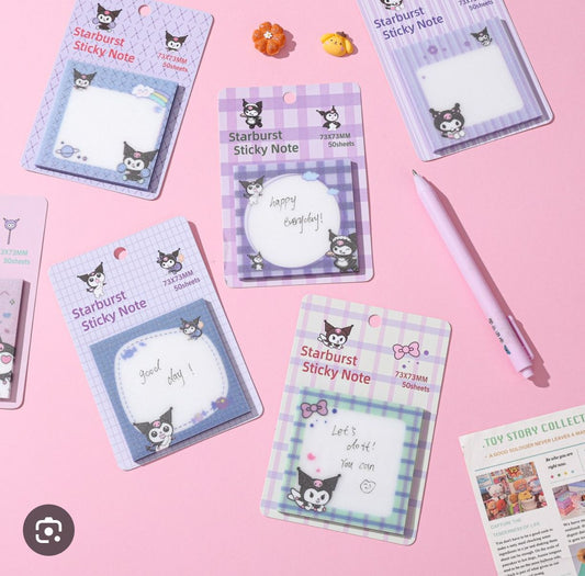 Sanrio Kuromi Sticky Notes (1 PC)