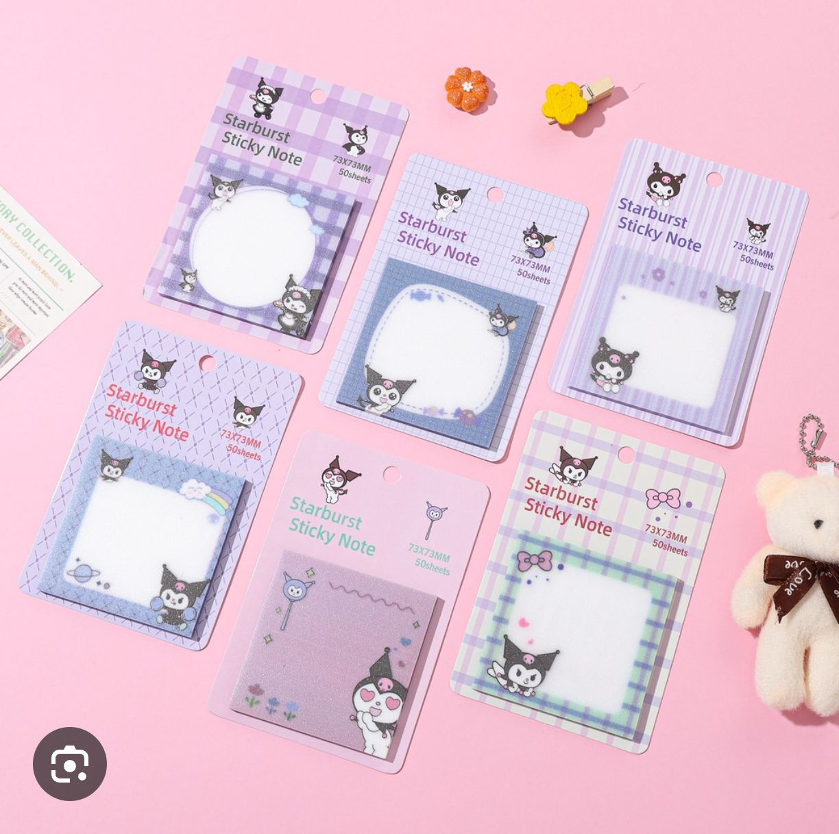 Sanrio Kuromi Sticky Notes (1 PC)