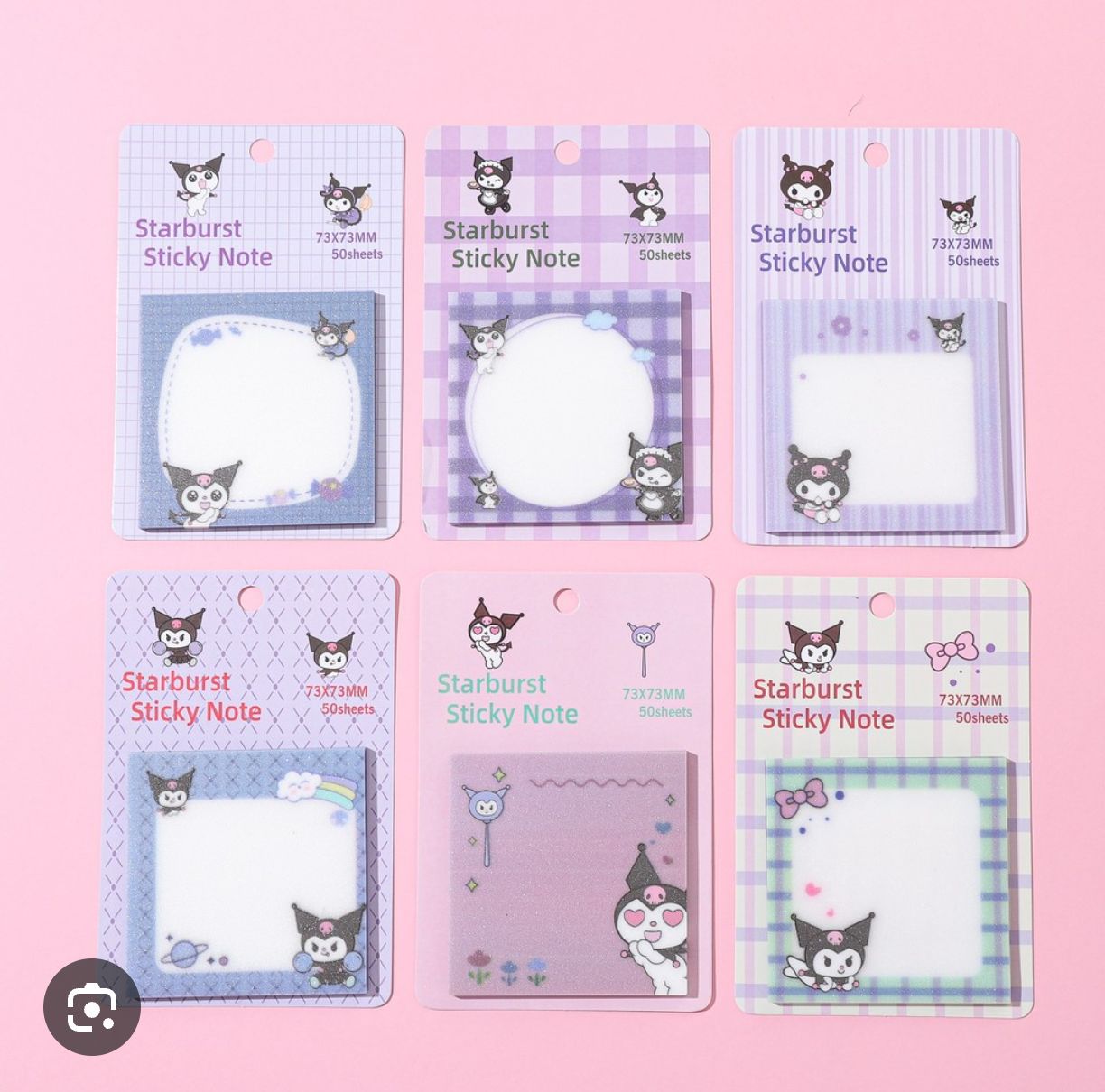 Sanrio Kuromi Sticky Notes (1 PC)