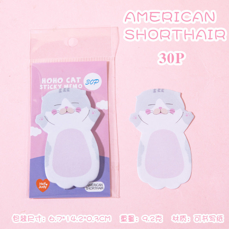 Hoho Cat Sticky Notes (1 Pc)